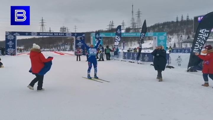 В Мурманске завершился второй день лыжного марафона