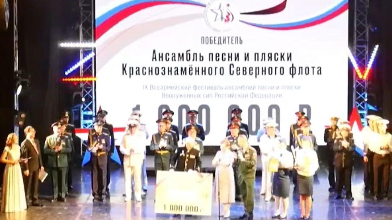 Артисты Северного флота взяли Гран-при фестиваля ансамблей песни и пляски ВС РФ в Самаре