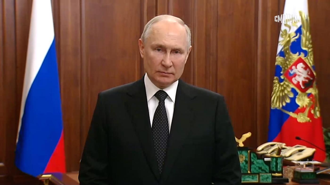 Владимир Путин выступил с обращением к гражданам