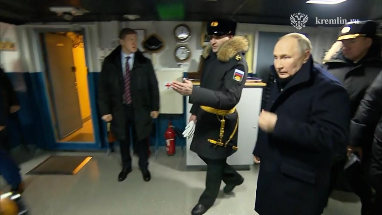 Владимир Путин побывал на борту фрегата Северного флота &quot;Адмирал Касатонов&quot;