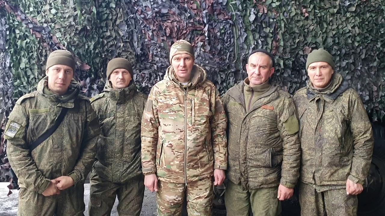 Военнослужащие 350-го полка поблагодарили северян и Андрея Чибиса за помощь