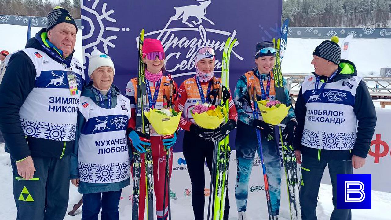 50-й Мурманский лыжный марафон: Карина Гончарова из Омска финишировала первой на дистанции 25 км классическим стилем