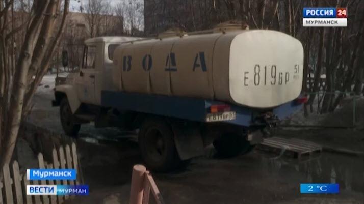 Несколько домов в Мурманске остались без воды