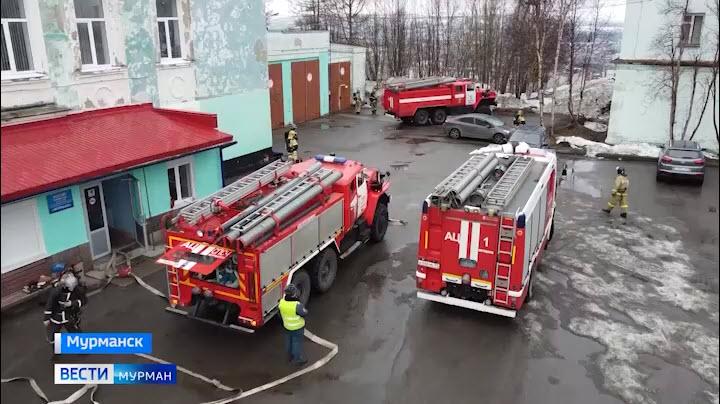 Сотрудники МЧС спасли здание ГТРК «Мурман» от пожара