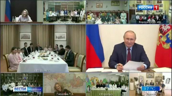 Многодетная семья из Мурманска пригласила в гости Владимира Путина