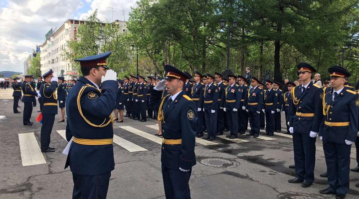 В Мурманске прошла торжественная церемония принятия присяги бойцами УФСИН