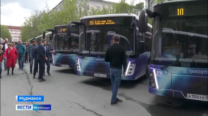 В Мурманской области на линии выйдут 129 новых автобусов и 6 троллейбусов