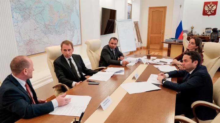 Андрей Чибис встретился с министром природных ресурсов и экологии Александром Козловым