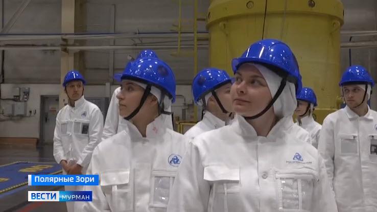 Студенты-практиканты посетили с экскурсией Кольскую АЭС