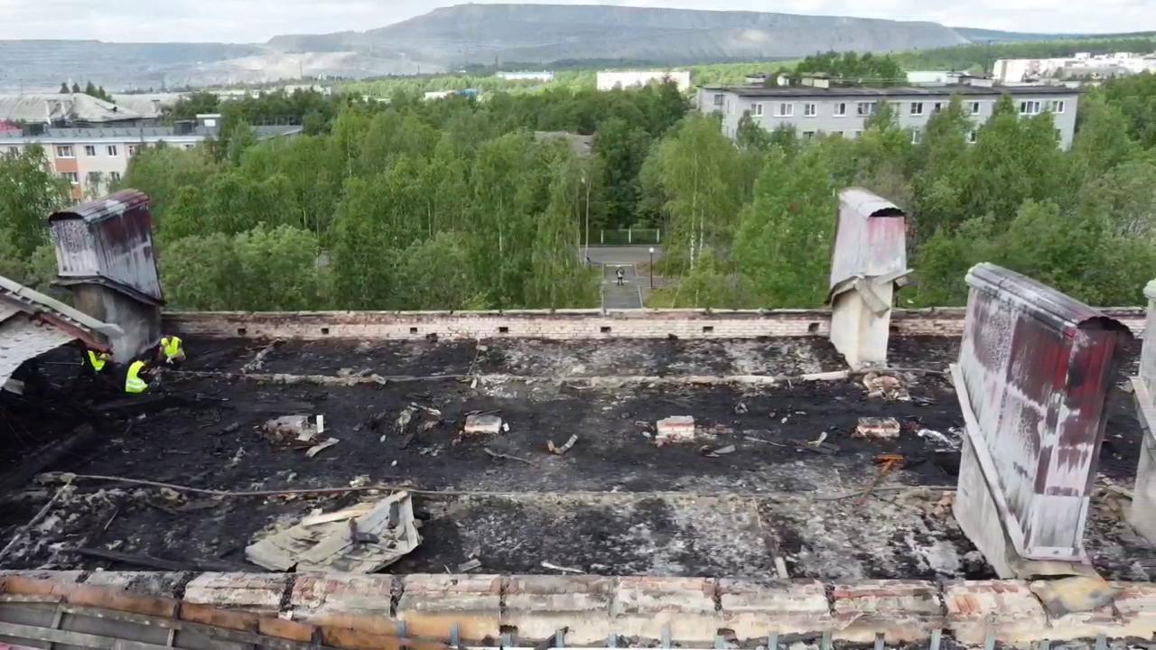 Правительство Мурманской области направит 30 млн руб. на ликвидацию последствий пожара в Ковдоре