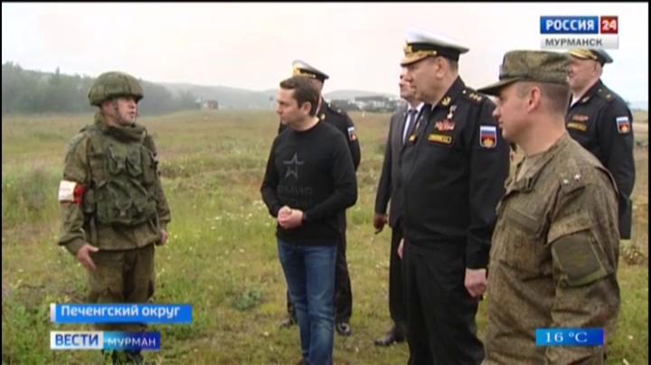 Андрей Чибис и командующий Северным флотом встретились с бойцами 200-й  мотострелковой бригады