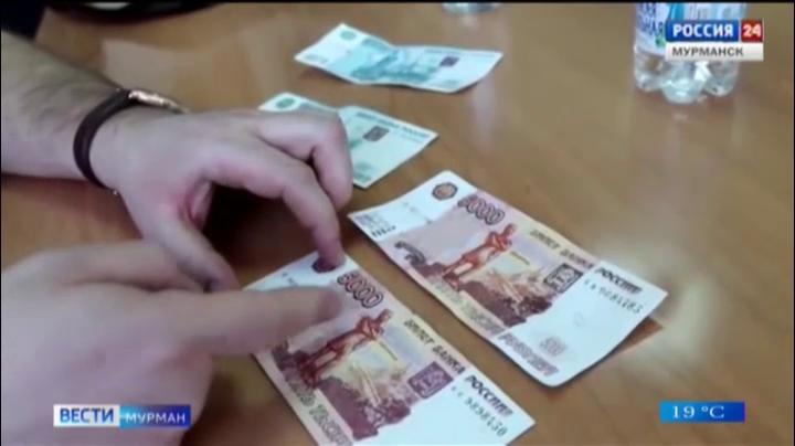 В Мурманской области за первое полугодие выявлено почти в 2 раза меньше фальшивых денег