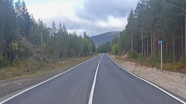 В Мурманской области отремонтировали участок дороги Умба — Кандалакша