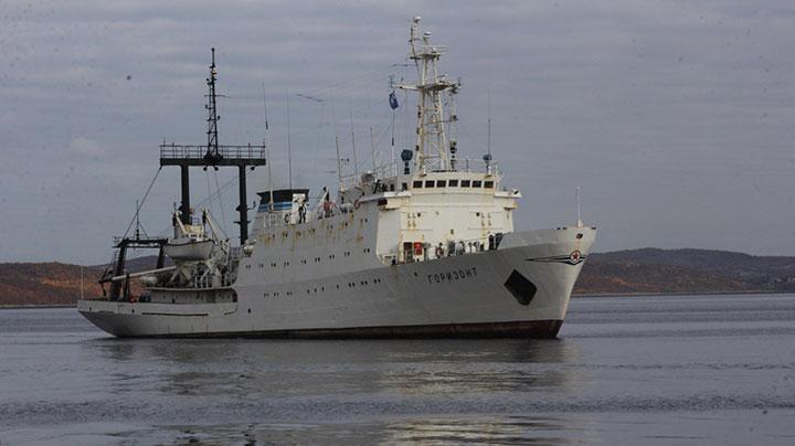 Гидрографическое судно «Горизонт» исследовало 8 тысяч км рельефа арктического дна