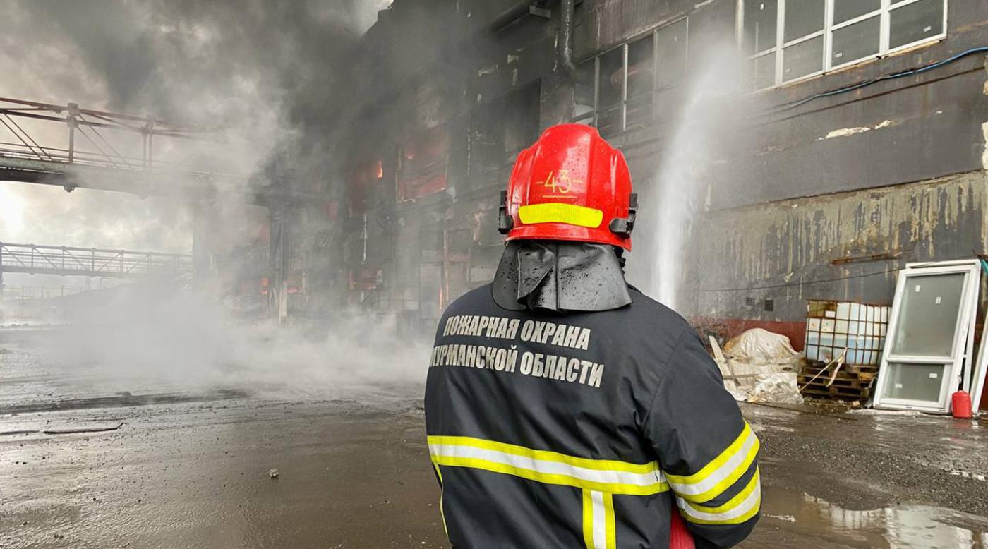 Пожар на Кольской ГМК в Мончегорске ликвидирован