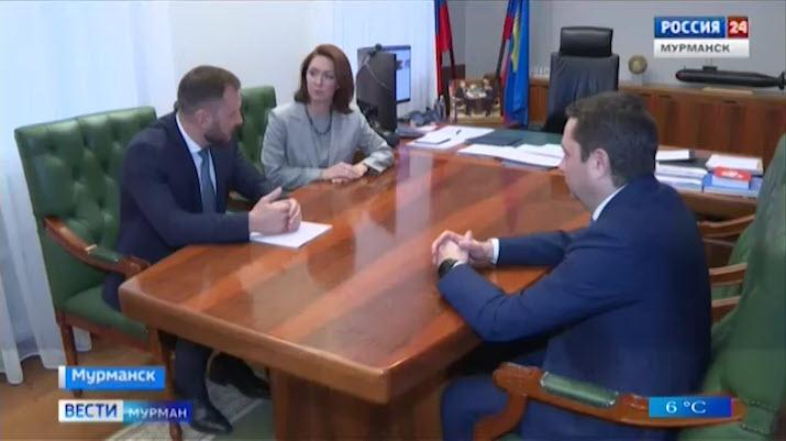 Андрею Чибису представили нового руководителя УФАС по Мурманской области