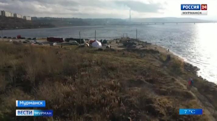 Волонтеры «Чистой Арктики» очистили от мусора «Арктический пляж» в Мурманске