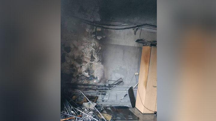 На станции техобслуживания в Мурманске потушили пожар