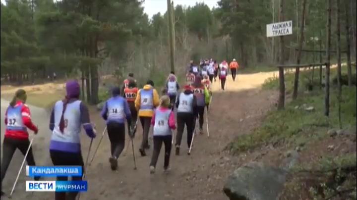 Свыше 140 человек приняли участие в соревнованиях по скандинавской ходьба в Кандалакше