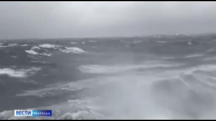 На северном побережье Мурманской области ожидается опасное волнение моря 6-6,5 метров