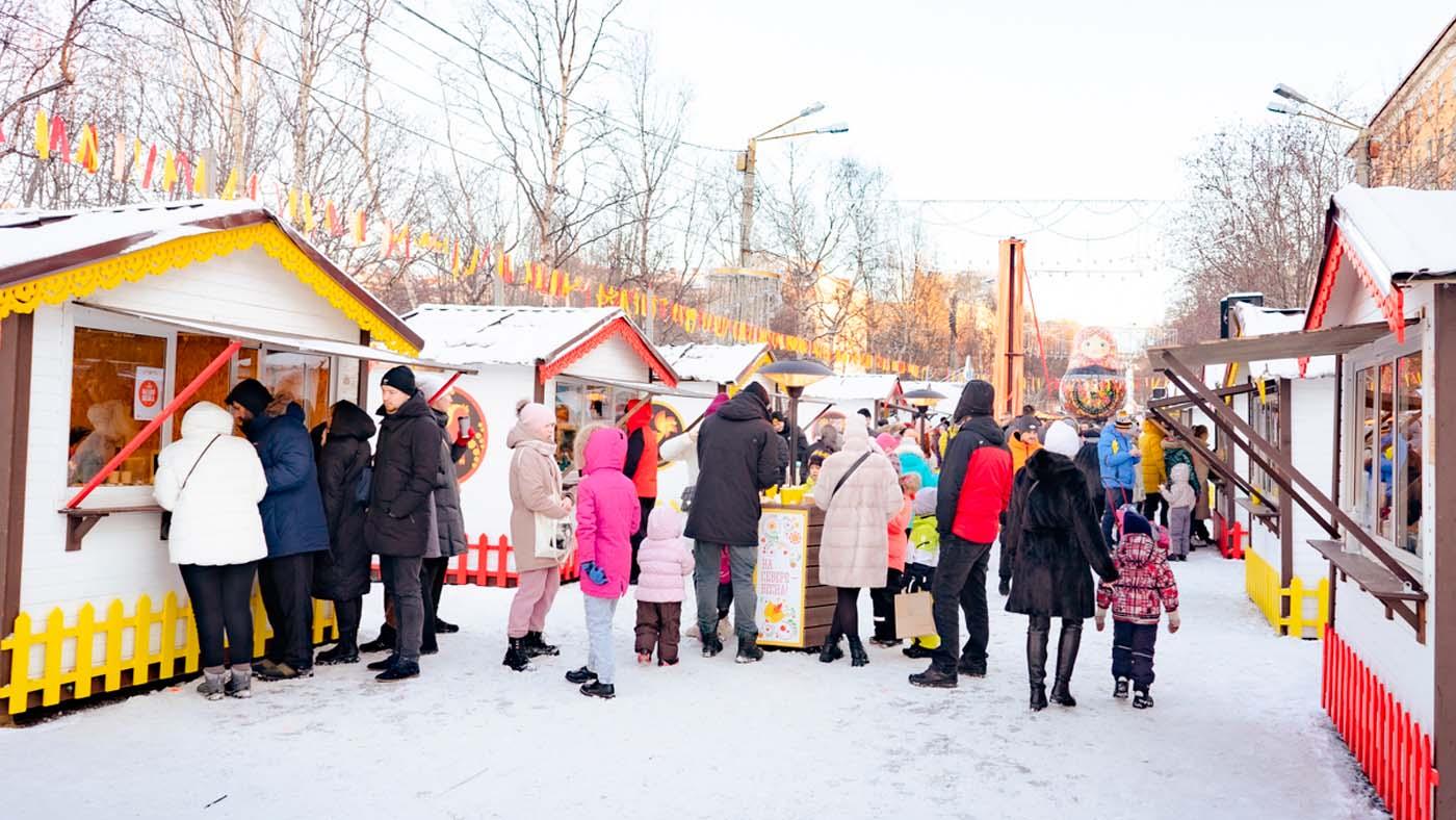 В центре Мурманска 18 февраля откроют ярмарку &quot;На Севере – Масленица!&quot;