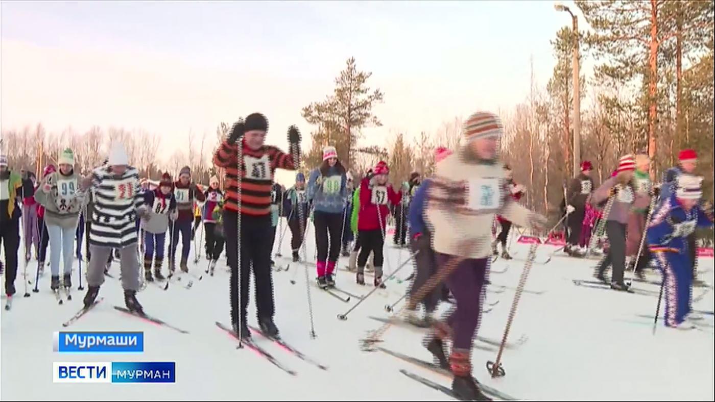 В Мурмашах состоялась ретро-гонка на лыжах &quot;Назад в СССР&quot;