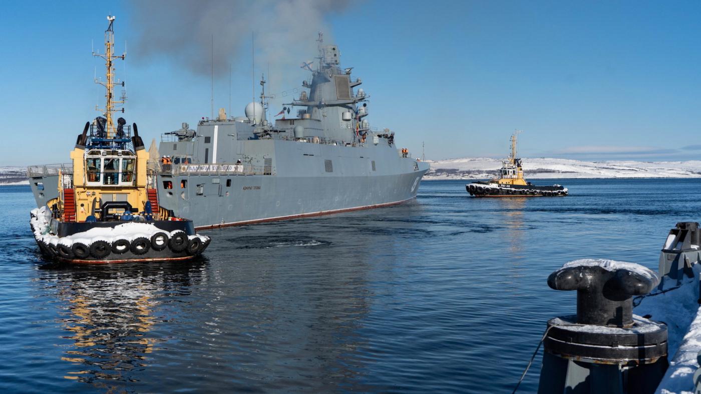 Новый фрегат &quot;Адмирал Головко&quot; прибыл в главную базу Северного флота