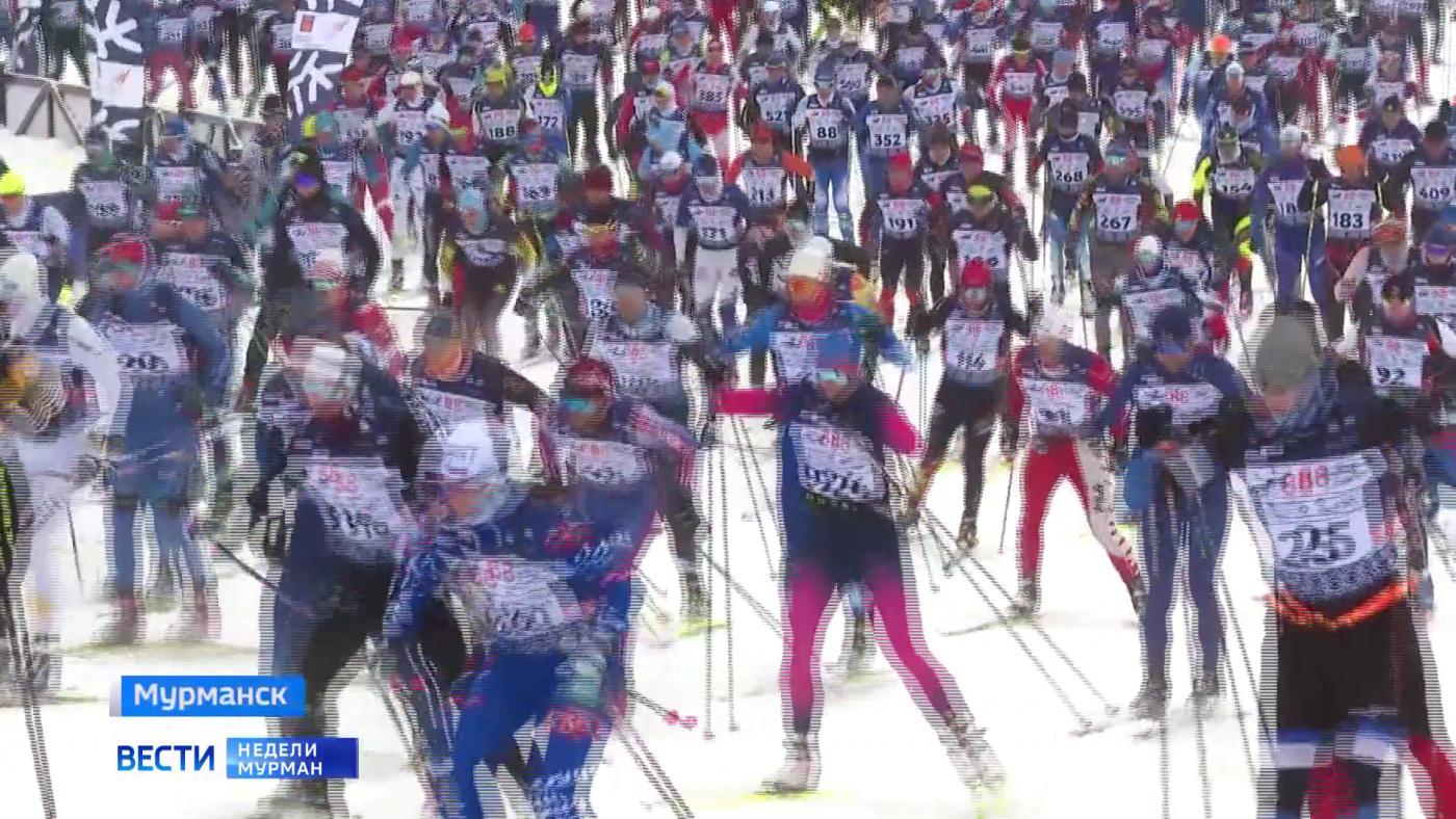 В Долине Уюта определили победителей первого дня Мурманского лыжного марафона