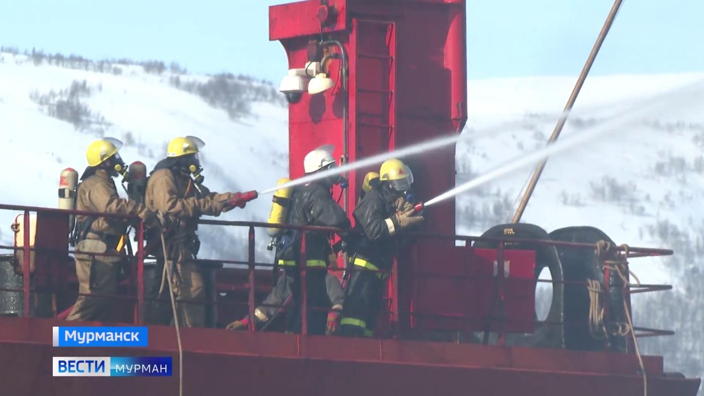 В Мурманске отработали один из эпизодов учений &quot;Безопасная Арктика&quot;
