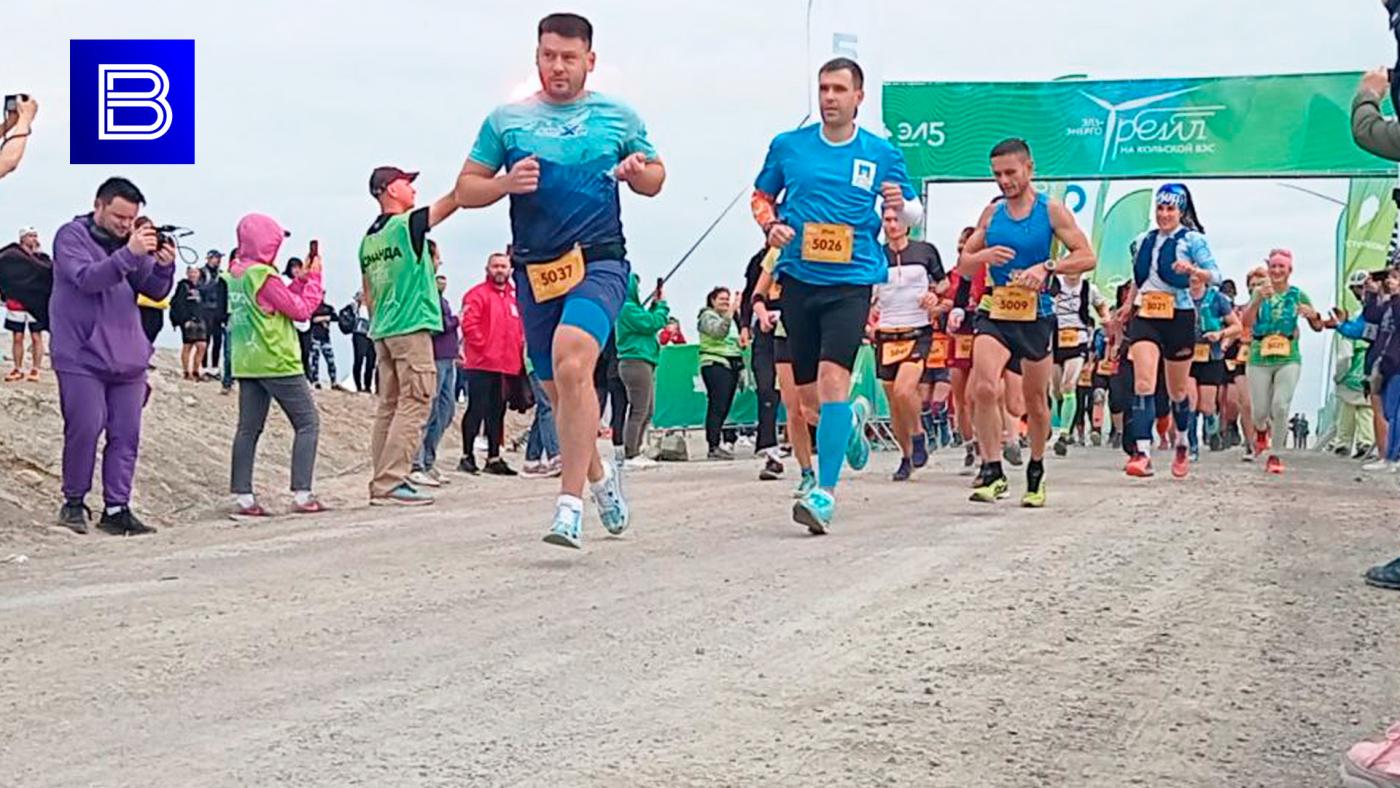 Более 400 спортсменов стартовали в забеге на территории Кольской ВЭС