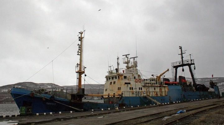 В Мурманске арестовали рыболовное судно с 65 тоннами груза