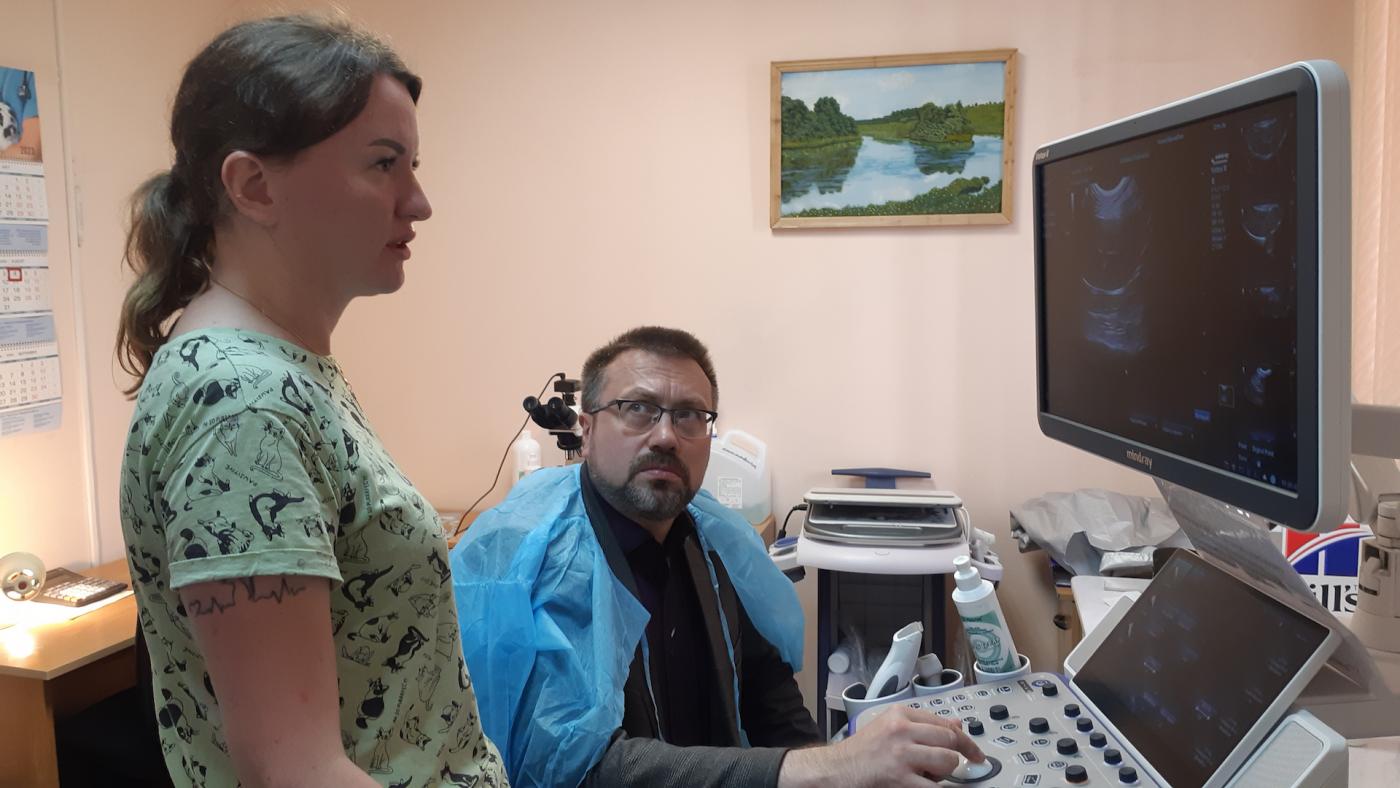 В Мурманскую городскую ветеринарную лечебницу привезли новый УЗИ-аппарат