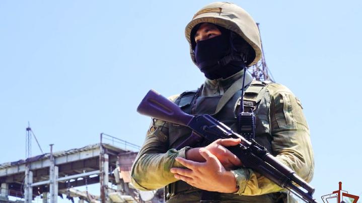 Росгвардейцы обнаружили тайник ВСУ в Донецкой Народной Республике