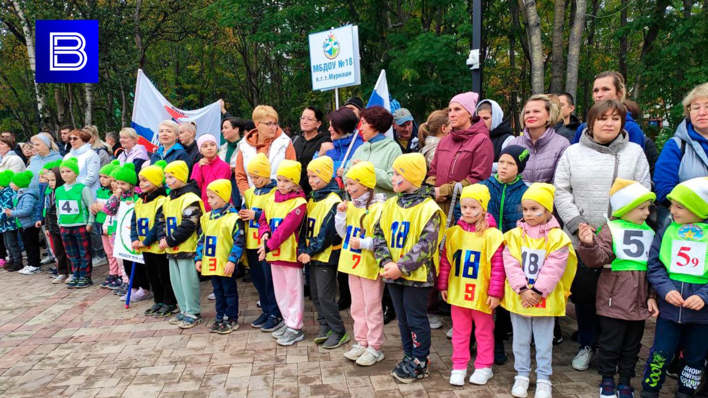 Маленькие северяне вышли на старт легкоатлетической эстафеты в Коле