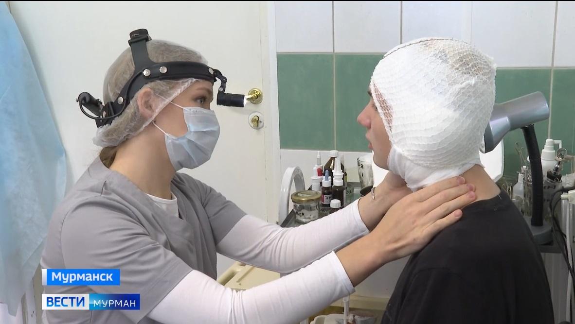 Отделение отоларингологии работает в Мурманской областной детской больнице 55 лет