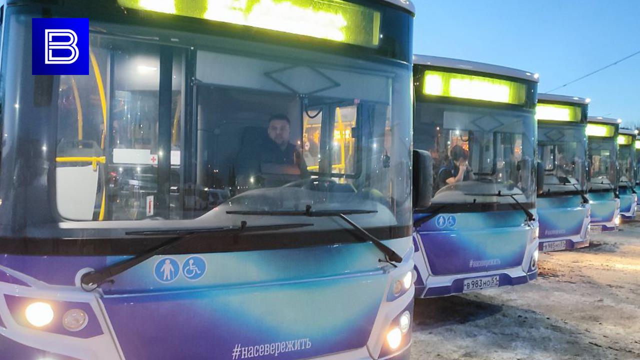 Мурманское предприятие &quot;Электротранспорт&quot; получило 23 новых автобуса ЛиАЗ