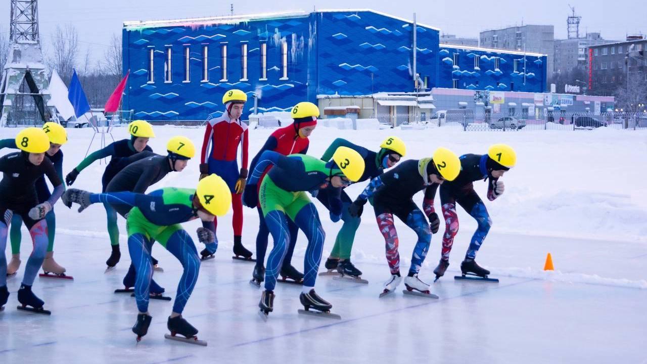 Чемпионат и первенство Мурманской области по конькобежному спорту прошли в Оленегорске