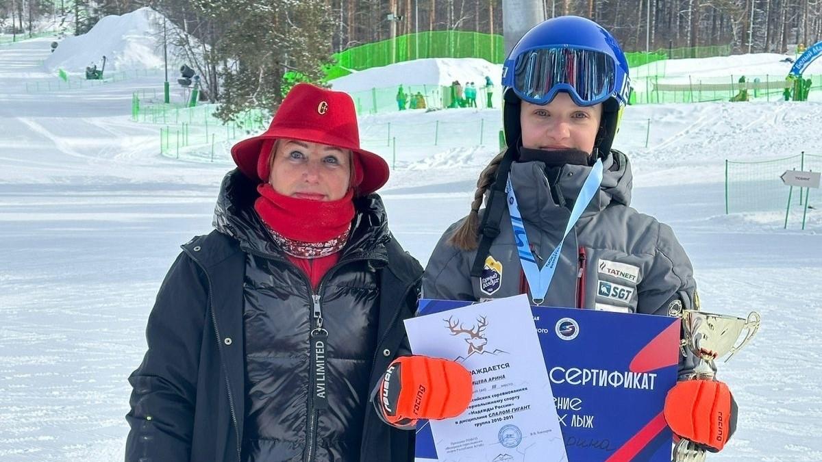 Апатитская горнолыжница завоевала бронзу на всероссийских соревнованиях &quot;Надежды России&quot;