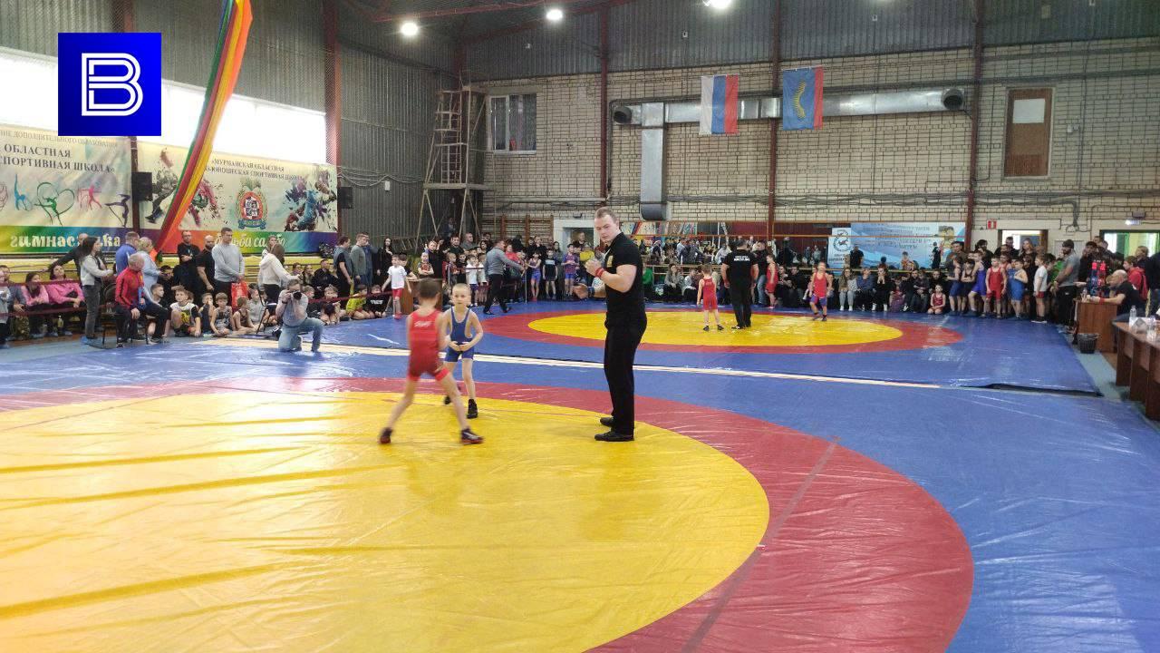 Соревнования по греко-римской борьбе проходят в Мурманской областной спортшколе