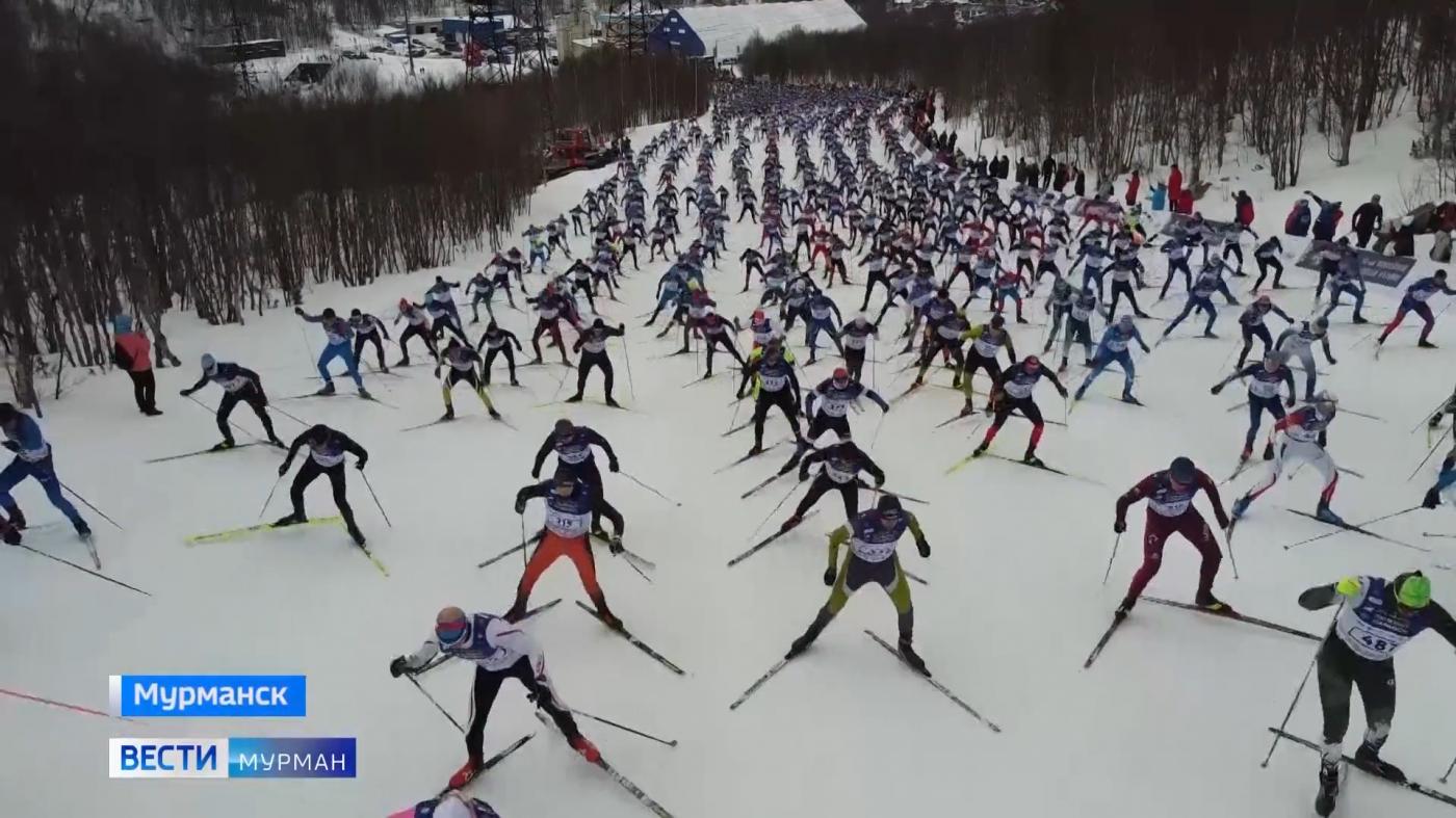50-й Мурманский лыжный марафон собрал рекордное количество участников и зрителей