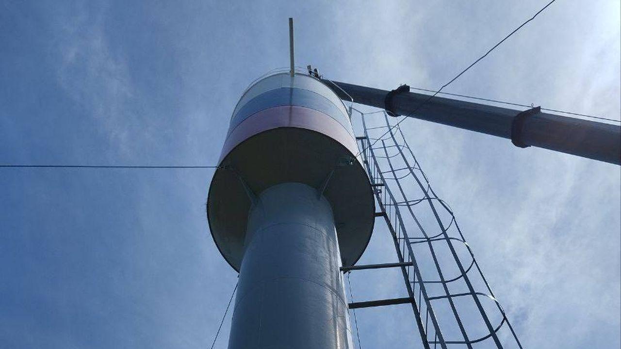 Северяне установили еще две водонапорные башни в Приморске