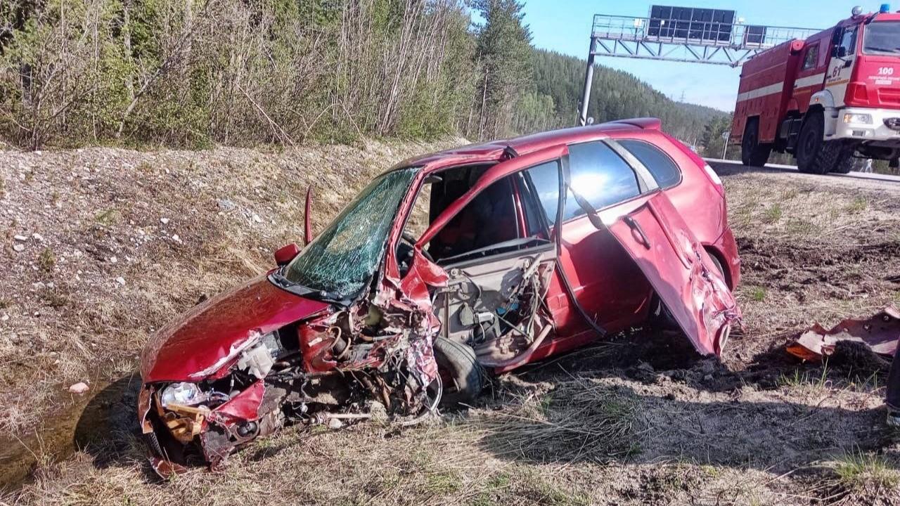 Человека госпитализировали в результате ДТП под Полярными Зорями