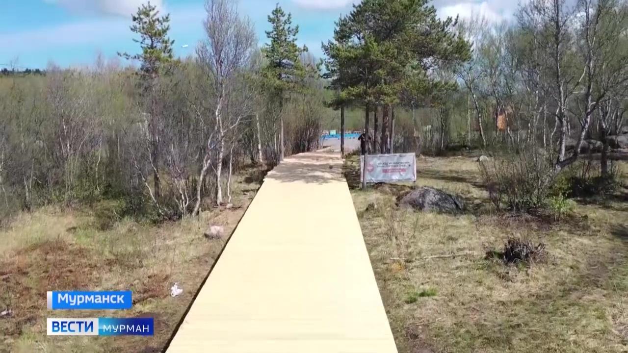 Дорога к экотропе "Беличий хвост" в Мурманске станет еще доступнее