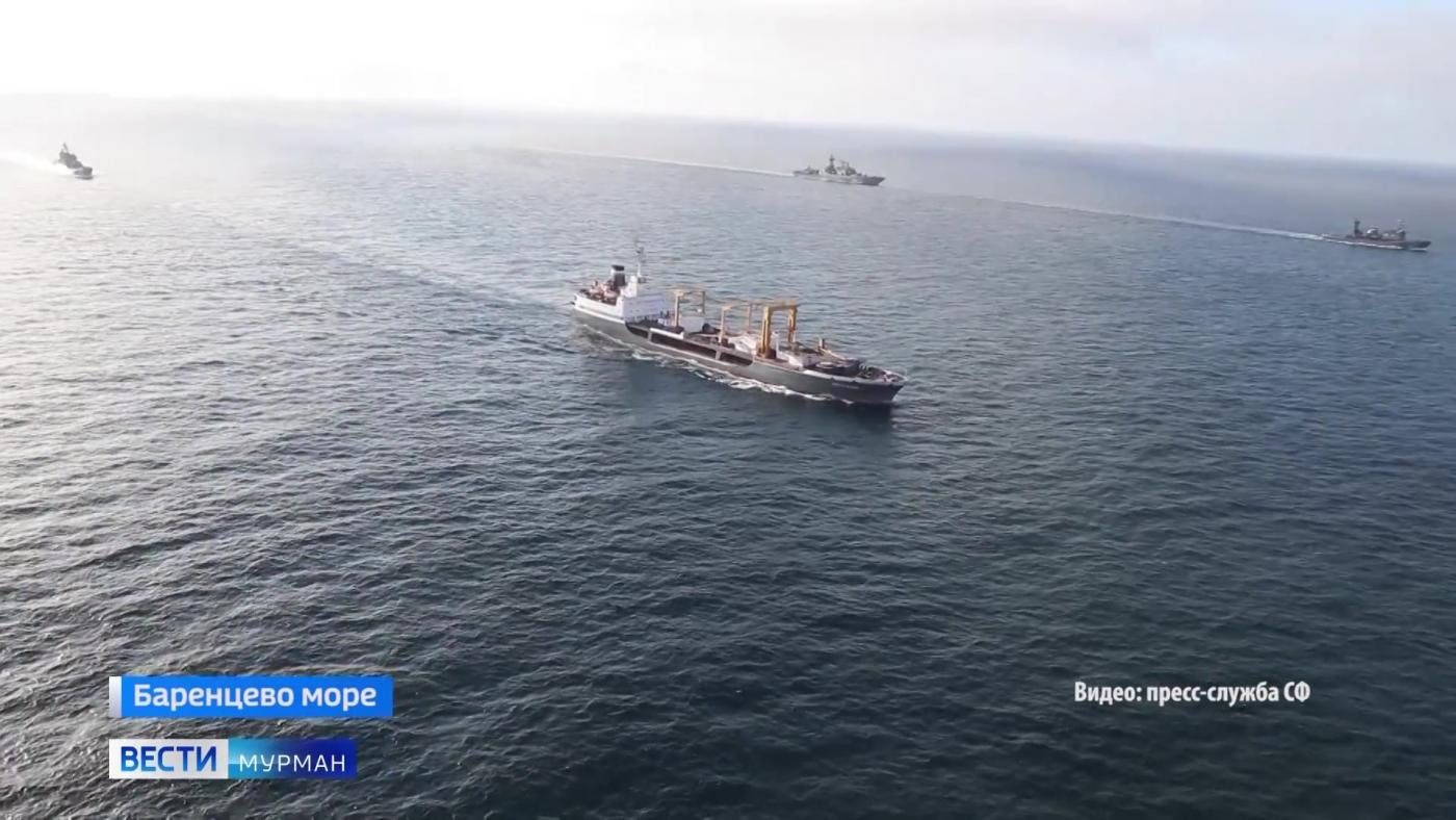 Учения по противолодочной обороне в Баренцевом море прошла арктическая группировка Северного флота