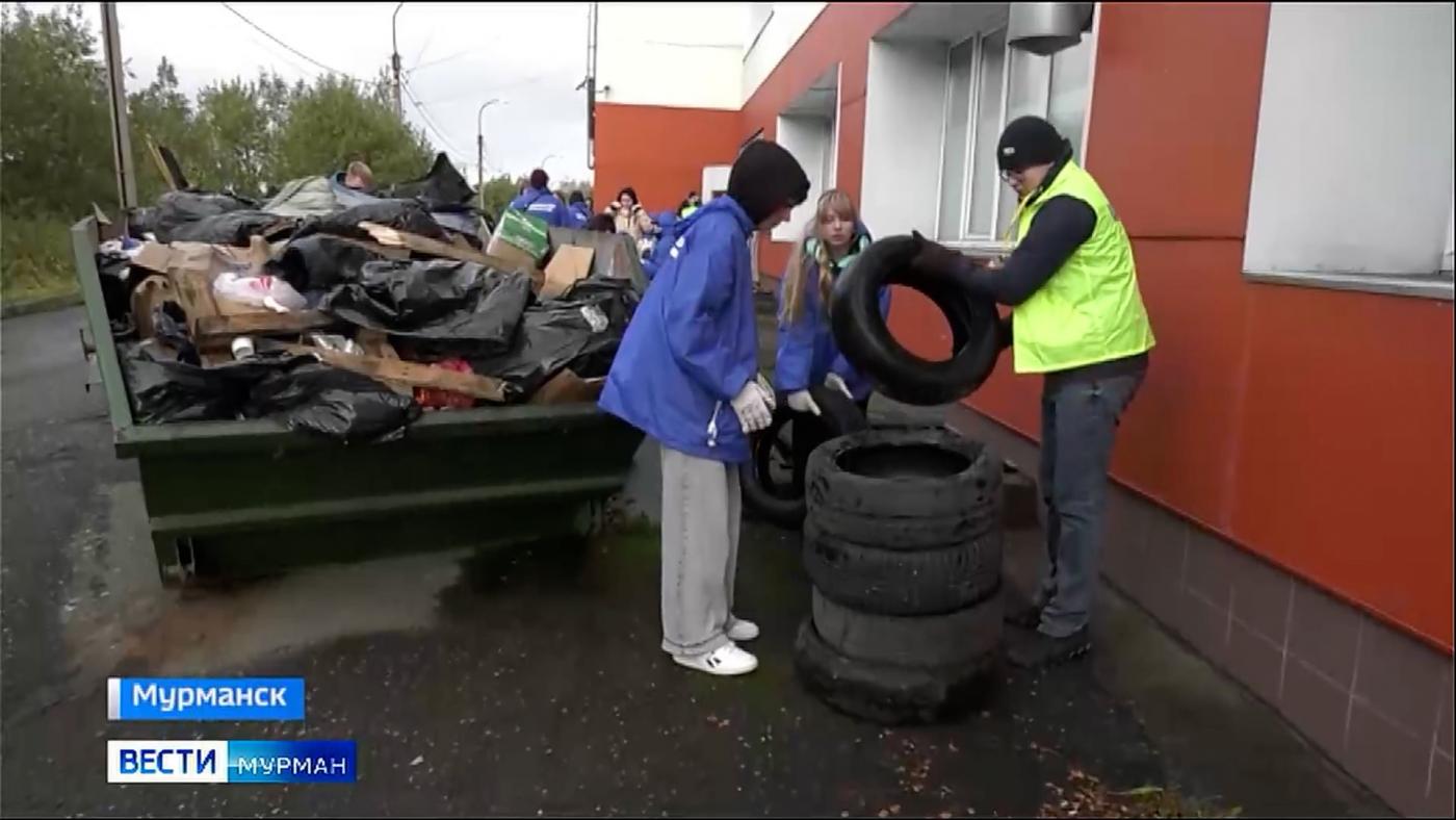 Волонтеры собрали в Мурманске больше тонны мусора: на Семеновском озере прошли "Чистые игры"
