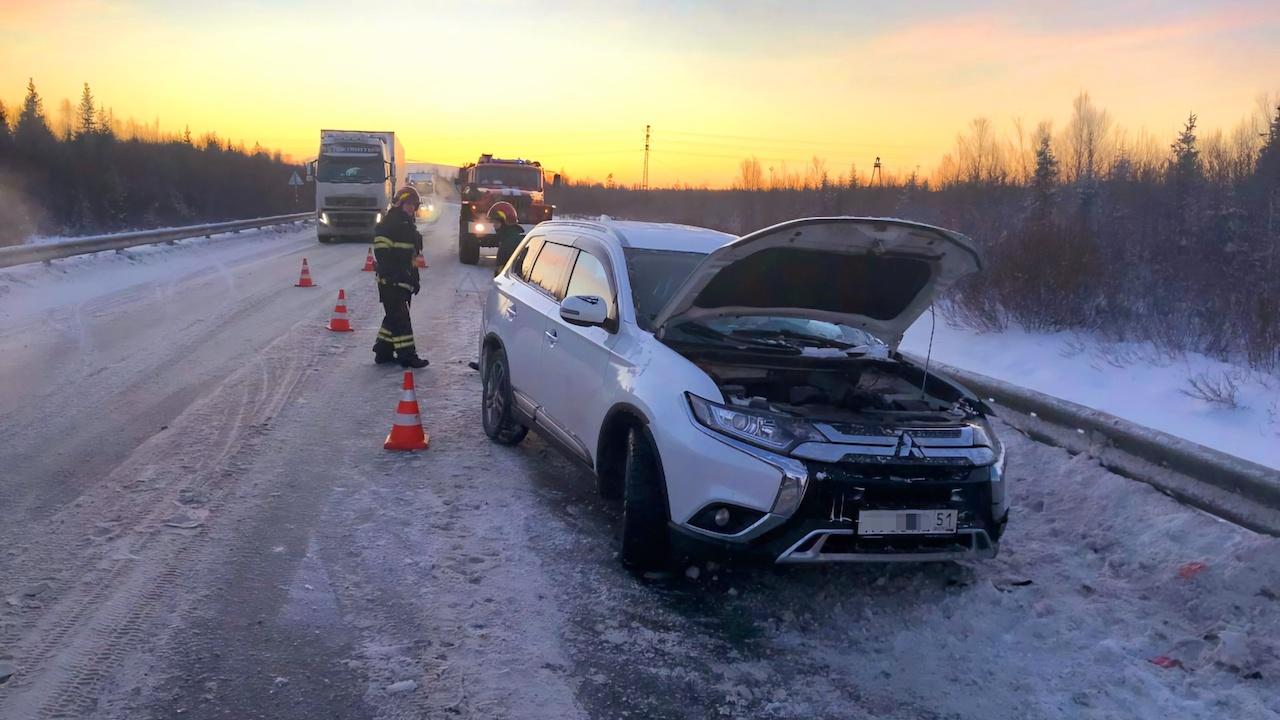 Один человек пострадал в ДТП под Оленегорском