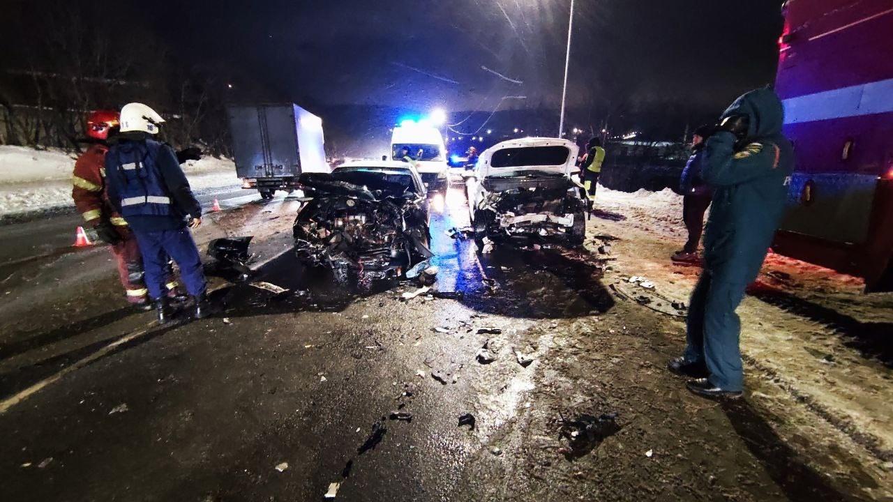 Младенца госпитализировали после ДТП на подъезде к Североморску