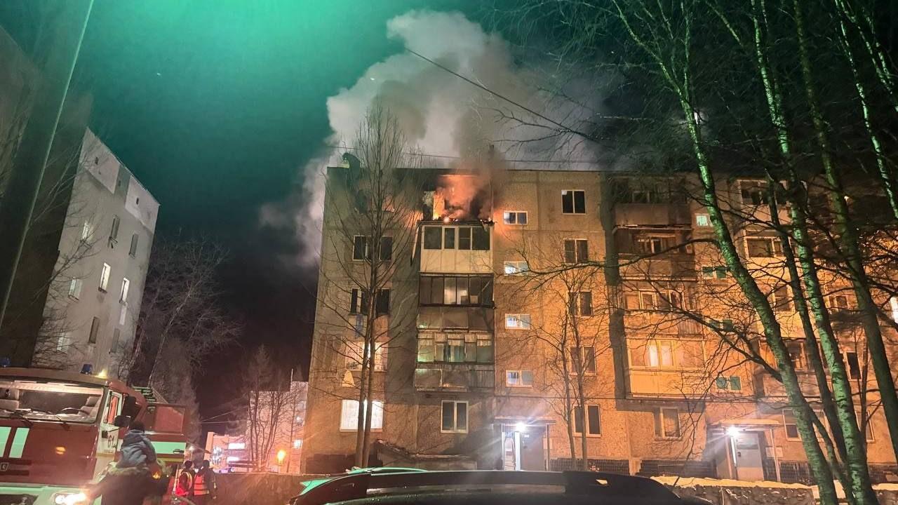 Часть жильцов горевшего дома в Полярных Зорях сможет вернуться домой сегодня