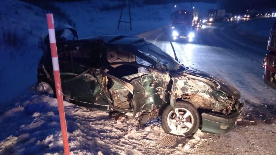 Человека госпитализировали в результате ДТП под Полярными Зорями