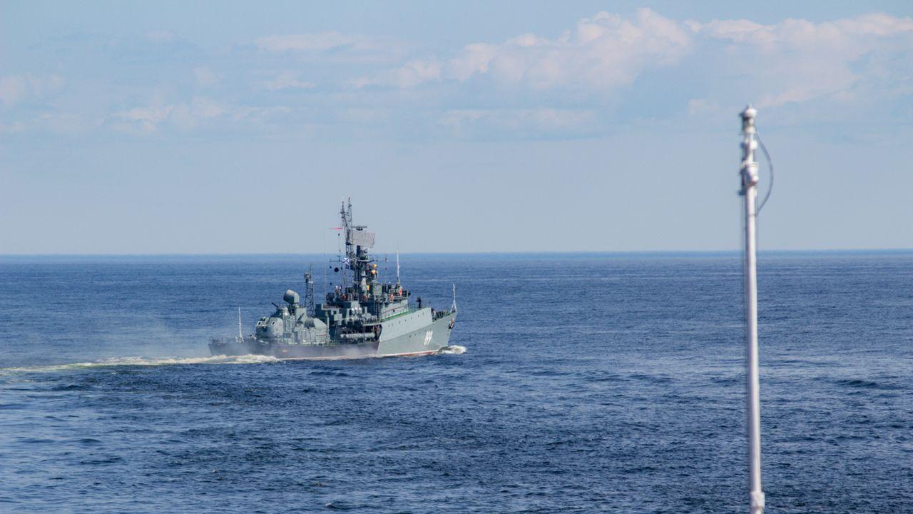 В Баренцевом море выполнил стрельбы малый противолодочный корабль Северного флота &quot;Юнга&quot; 